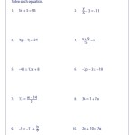 Printable Two Step Equations Worksheets – Goodworksheets For Solving Two Step Equations Worksheet