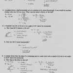 Projectile Motion Worksheet With Answers – Agaliprogram For Projectile Motion Worksheet With Answers