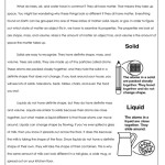Properties Of Matter Worksheet Intended For Properties Of Matter Worksheet Pdf