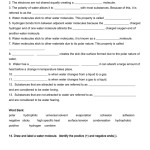 Properties Of Water Worksheet Answers — Db Excel Within Properties Of Water Worksheet Answers