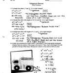 Pythagorean Theorem – Word Problems – Worksheet – Ptw With Regard To Pythagorean Theorem Word Problems Worksheet