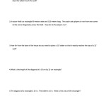 Pythagorean Theorem Word Problems Worksheet Template Printable Pdf Download For Pythagorean Theorem Word Problems Worksheet