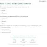 Quiz & Worksheet – Weather Symbols Facts For Kids | Study With Regard To Weather Map Symbols Worksheet