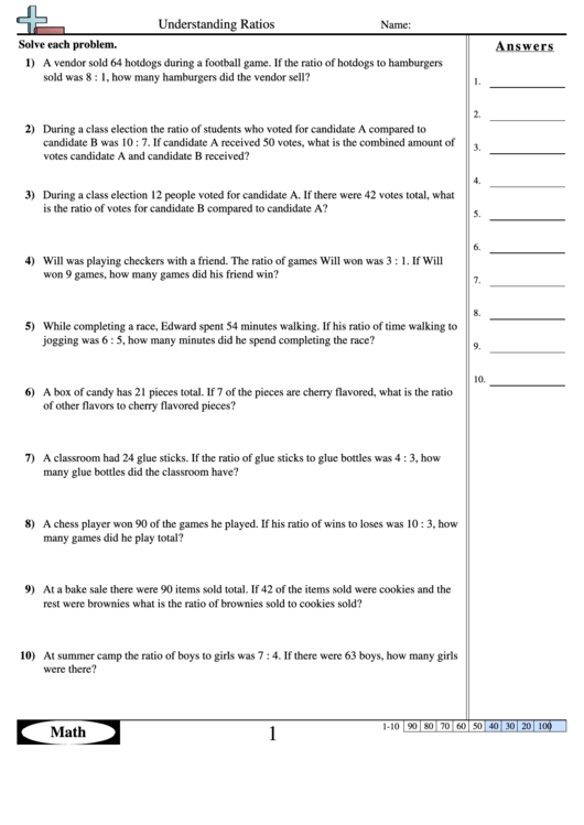 Ratio And Proportion Worksheet With Answers Pdf Kidsworksheetfun - 11 With Regard To Solving Proportions Worksheet Answers
