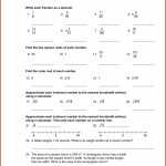 Rational And Irrational Numbers Worksheet Lesson 1 1 Answer Key With Regard To Classifying Rational Numbers Worksheet
