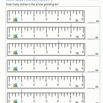 Reading A Ruler Worksheet — Db Excel Intended For Reading A Ruler Worksheet Pdf