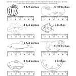 Reading A Tape Measure Worksheet For Reading A Tape Measure Worksheet