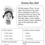 Reading Comprehension Worksheets For Grade 2 – Your Home Teacher Inside English Worksheet For Grade 2