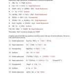 Redox Reactions Worksheet Answer Key – Kidsworksheetfun Pertaining To Oxidation Reduction Worksheet Answers