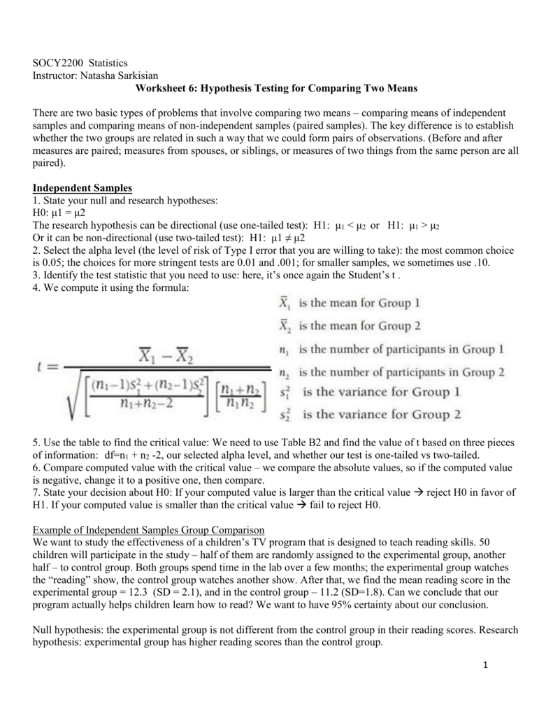 Research Hypothesis Samples / How To Write A Solid A B Test Hypothesis Optimizely Blog - It Is intended for Writing A Hypothesis Worksheet