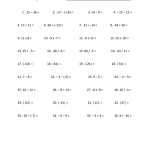 Review Integers 1 Worksheet Pertaining To Integers And Absolute Value Worksheet