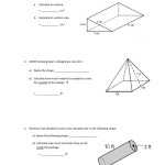 Review Of Prisms & Pyramids Worksheet With Regard To Surface Area Of Pyramid Worksheet