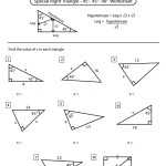 Right Triangle Trig Worksheet pertaining to Right Triangle Trig Worksheet Answers