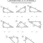 Right Triangle Trig Worksheet Within Right Triangle Trig Worksheet Answers