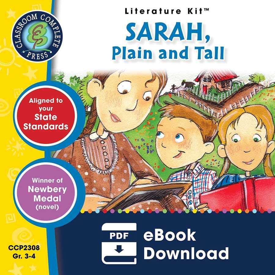 Sarah, Plain And Tall - Novel Study Guide - Grades 3 To 4 - Ebook - Lesson Plan - Ccp Interactive In Sarah Plain And Tall Worksheet