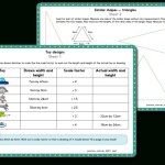 Scale Factor Problems Concerning Area : Powerpoint | Maths Year 6 In Scale Factor Worksheet With Answers