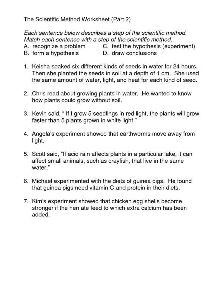 Scientific Method Practice Worksheet — Db-Excel for Scientific Method Practice Worksheet