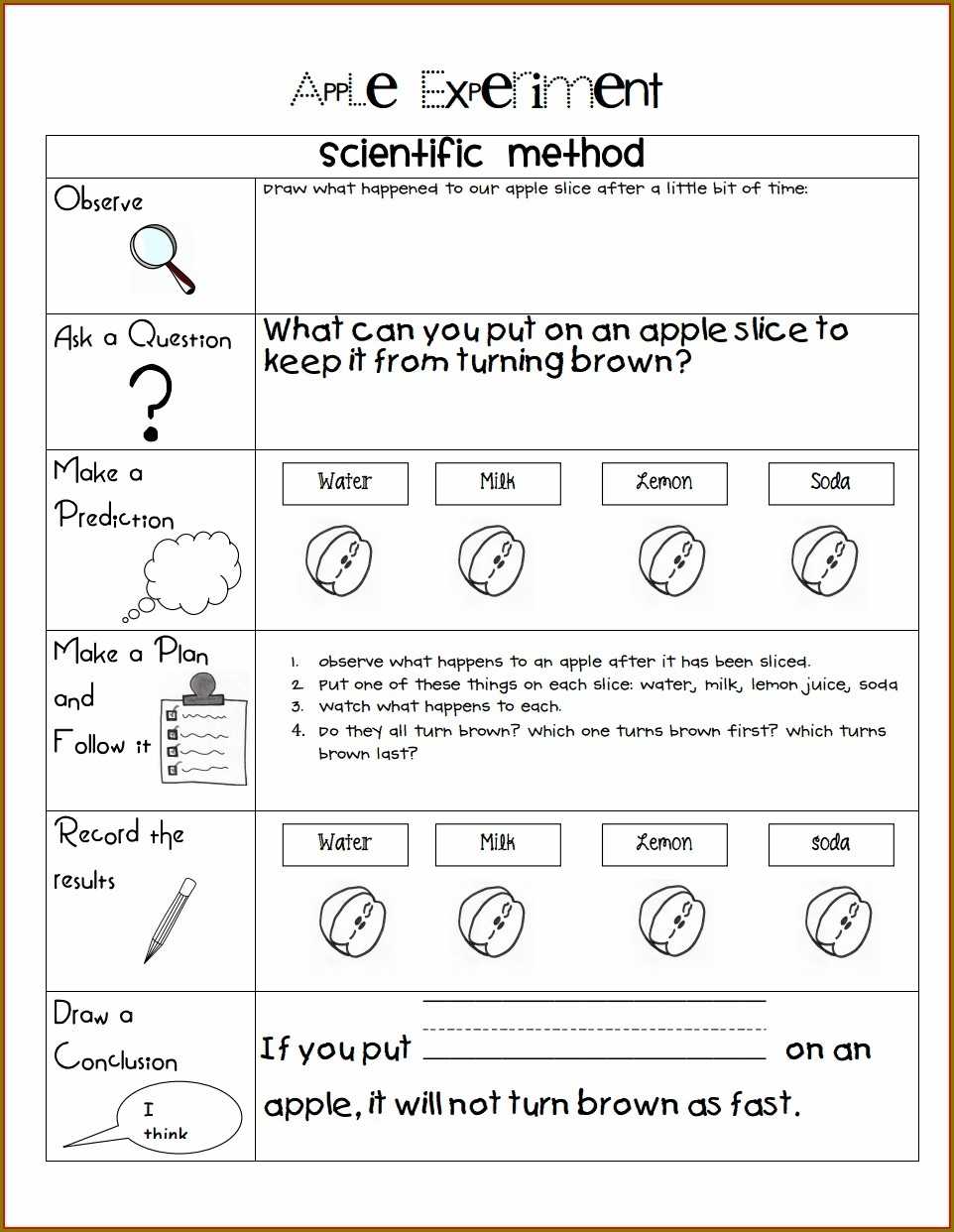 Scientific Method Review Worksheet Middle School Worksheet : Resume In Scientific Method Worksheet Pdf