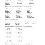 Scientific Notation Worksheet Answer Key For Scientific Notation Worksheet Pdf