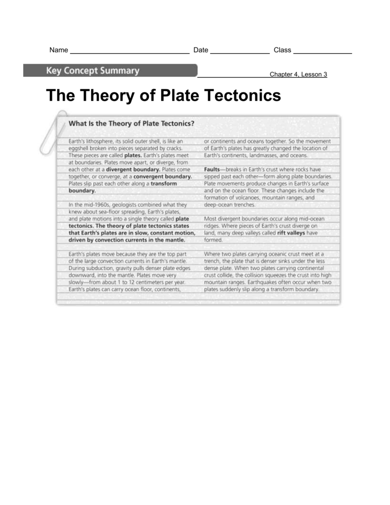 Sea Floor Spreading Review And Reinforce Worksheet Answers | Review regarding Plate Tectonic Worksheet Answers
