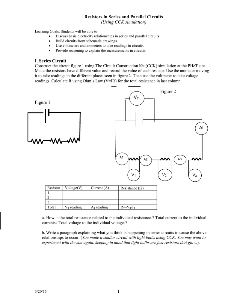 Series Parallel Circuits Worksheet - Sixteenth Streets with Series And Parallel Circuits Worksheet