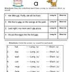 Short And Long Vowel A Worksheet | Have Fun Teaching Intended For Short And Long Vowels Worksheet