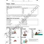 Short And Long Vowels – Esl Worksheet By Darryl Cameron With Regard To Short And Long Vowel Worksheet