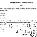 Showme – Two Column Proof Triangle Inequality Theorem With Two Column Proof Worksheet