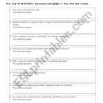 Simile And Metaphor Worksheets For Middle School | Worksheets Pertaining To Simile And Metaphor Worksheet