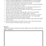 Simple And Compound Interest Worksheet – Mathematicalworksheets Regarding Simple And Compound Interest Worksheet