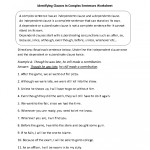 Simple Compound And Complex Sentences Worksheet 4Th Grade / Compound Within Simple Compound Complex Sentences Worksheet