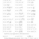 Simple Derivative Worksheet – Kidsworksheetfun Within Derivative Of Trigonometric Functions Worksheet