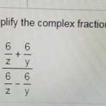 Simplify The Complex Fraction – Brainly Inside Simplifying Complex Fractions Worksheet