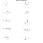 Simplifying Algebraic Expressions With One Variable And Three Terms (All Operations) (B) Inside Variables And Expressions Worksheet Answers