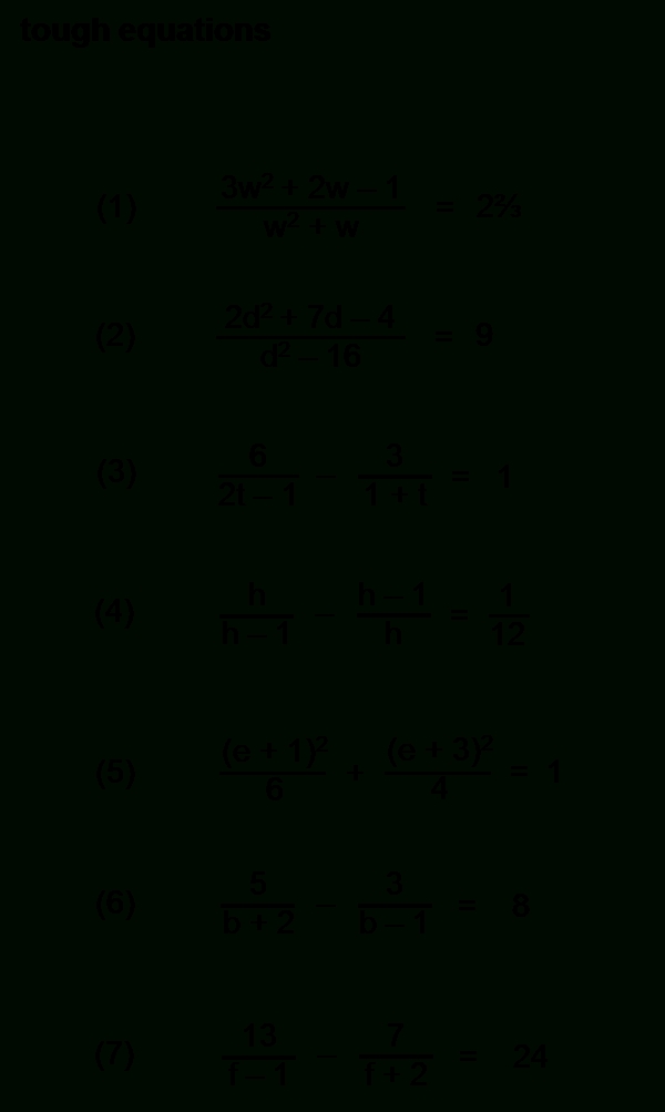 Simplifying Algebraic Fractions Worksheet Ks3 - Ks3 Fractions Mixed throughout Simplifying Algebraic Fractions Worksheet