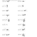 Simplifying Exponential Expressions Worksheet | Education Template Intended For Solving Exponential Equations Worksheet