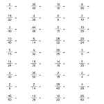 Simplifying Fractions Worksheets 5Th Grade Throughout Reducing Fractions Worksheet Pdf