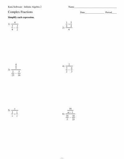 Simplifying Imaginary Numbers Worksheet Kuta : Operations With Complex Intended For Simplifying Complex Numbers Worksheet