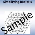 Simplifying Radicals 2 - Math Puzzle | Teaching Resources intended for Simplifying Radicals Worksheet Algebra 2