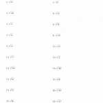 Simplifying Radicals Worksheet Algebra 1 : L11.2 Simplifying Radicals Intended For Algebra 1 Review Worksheet
