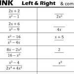 Simplifying Rational Expressions Using The Difference Of Two Squares – Go Teach Maths Inside Simplifying Rational Expressions Worksheet