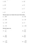 Simplifying Square Roots Kuta in Estimating Square Root Worksheet