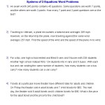 Simultaneous Equations Word Problems Worksheet With Answers – Joherdecor Intended For Linear Word Problems Worksheet
