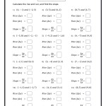 Slope Formula Worksheet – Fill Out And Sign Printable Pdf Template Regarding Point Slope Form Worksheet