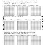 Slope/Slope Intercept Form/Point Slope Form Worksheet Printable Pdf Throughout Point Slope Form Worksheet