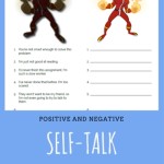 Social Emotional Learning Activities Inside Positive Self Talk Worksheet
