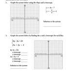 Solve Each System By Graphing Worksheet — Db Excel Within Solving Systems By Graphing Worksheet