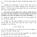 Solved: Experiment: D.c. Series Motor Make Conclusion & Re | Chegg Intended For Making Conclusions Geometry Worksheet Answers
