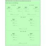 Solving Absolute Value Equations Quiz Worksheet inside Absolute Value Equations Worksheet