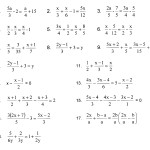 Solving Linear Equations Review Worksheet Pdf – Solving Multistep Within Linear Equation Worksheet With Answers